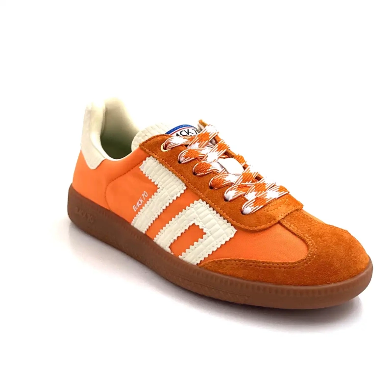 Back70 Ghost 13 Leder, Wildleder & Textil Orange Ivoire Chaussures