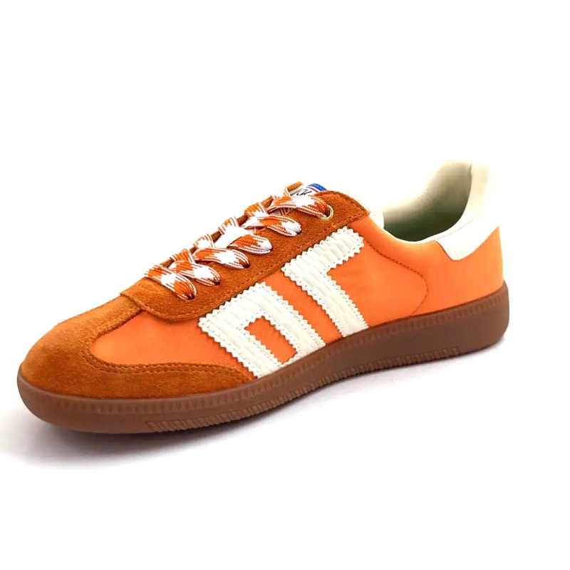 Back70 Ghost 13 em couro, camurça e tecido laranja Ivoire Chaussures