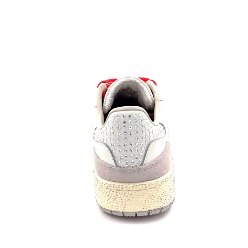 Victoria 8806119 Skóra i zamsz Kryształki Białe Ivoire Chaussures