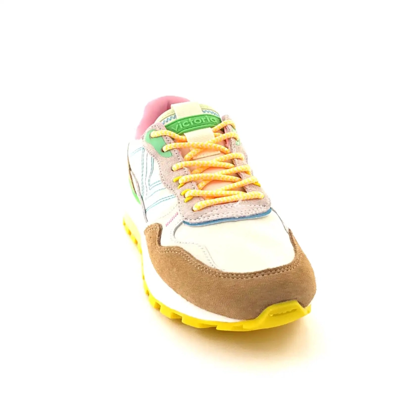 Victoria 1156114 Nylon & Wildleder Beige Mehrfarbig Ivoire Chaussures