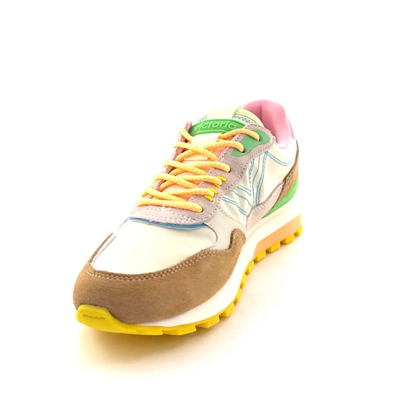 Victoria 1156114 Nylon i zamsz Beżowy Wielokolorowy Ivoire Chaussures