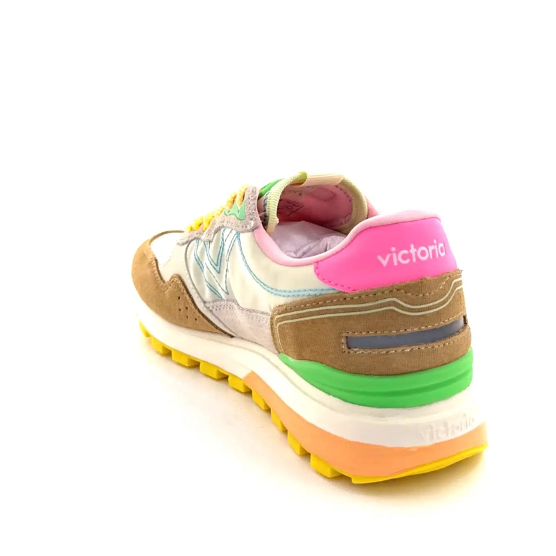 Victoria 1156114 Nylon & Mocka Beige Flerfärgad Ivoire Chaussures