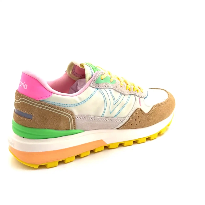Victoria 1156114 Nylon & Suède Beige Meerkleurig Ivoire Chaussures