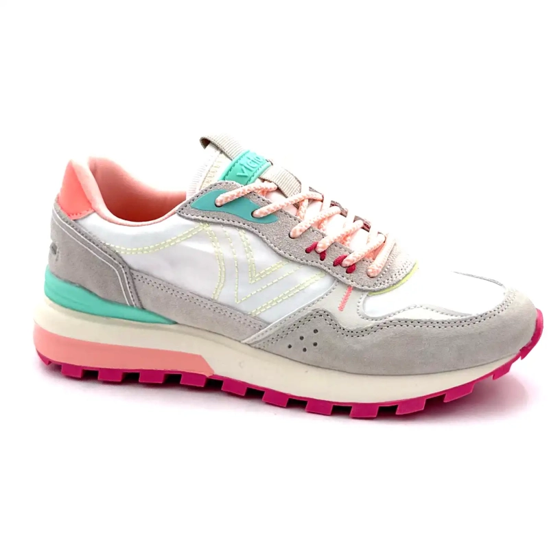 Victoria 1156114 Nylon & Wildleder Grau Mehrfarbig Ivoire Chaussures