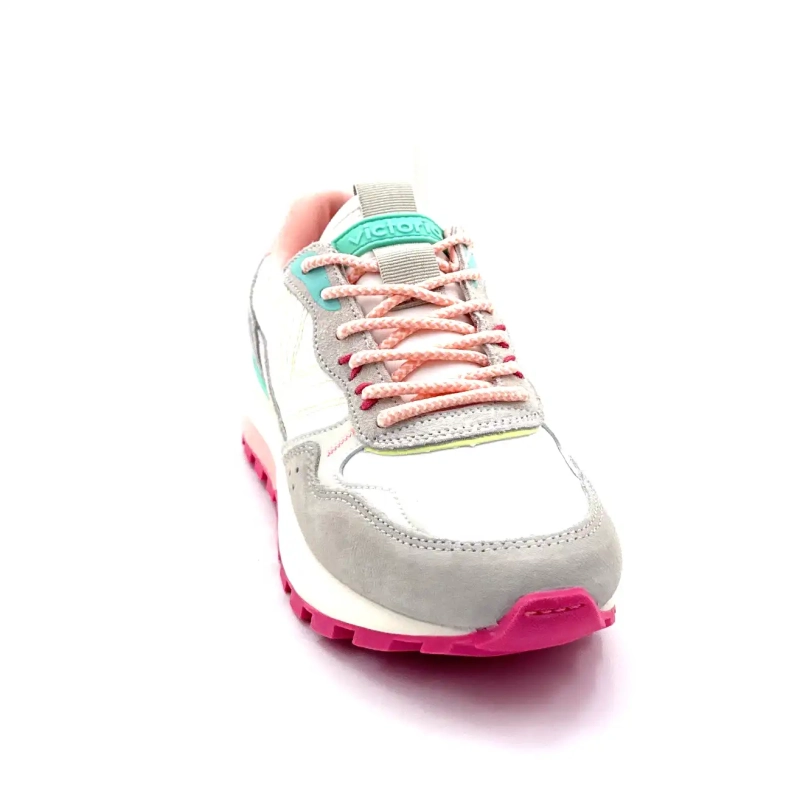 Victoria 1156114 Nylon & Suede Gray Multicolor Ivoire Chaussures