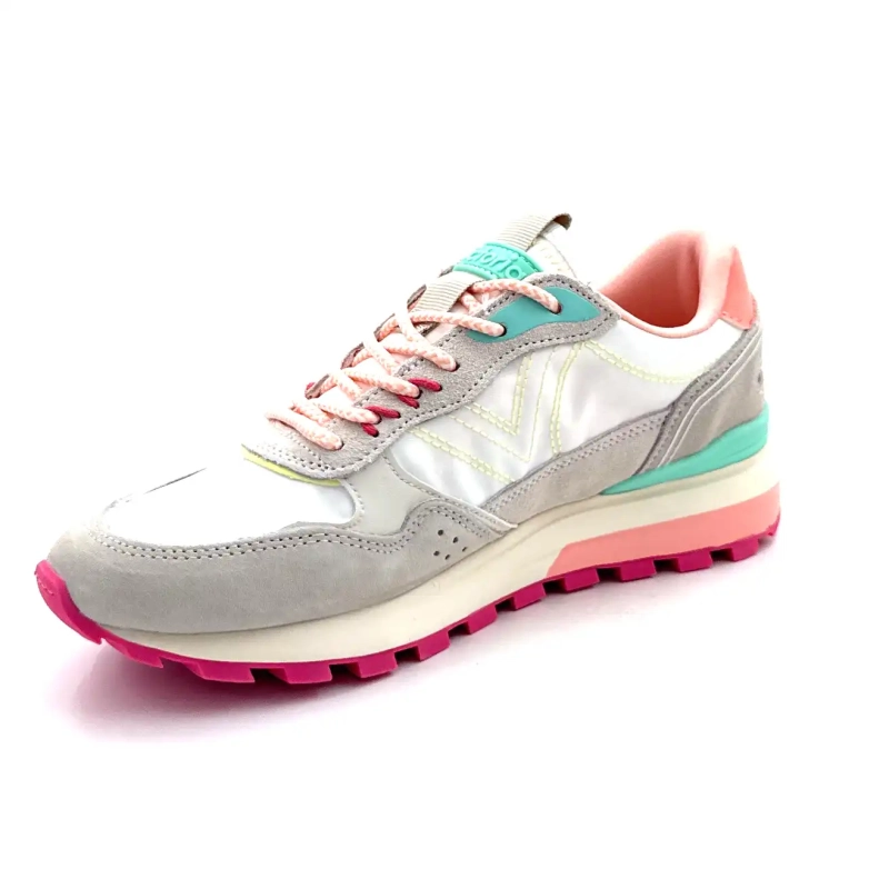 Victoria 1156114 Nylon & Mocka Grå Flerfärgad Ivoire Chaussures