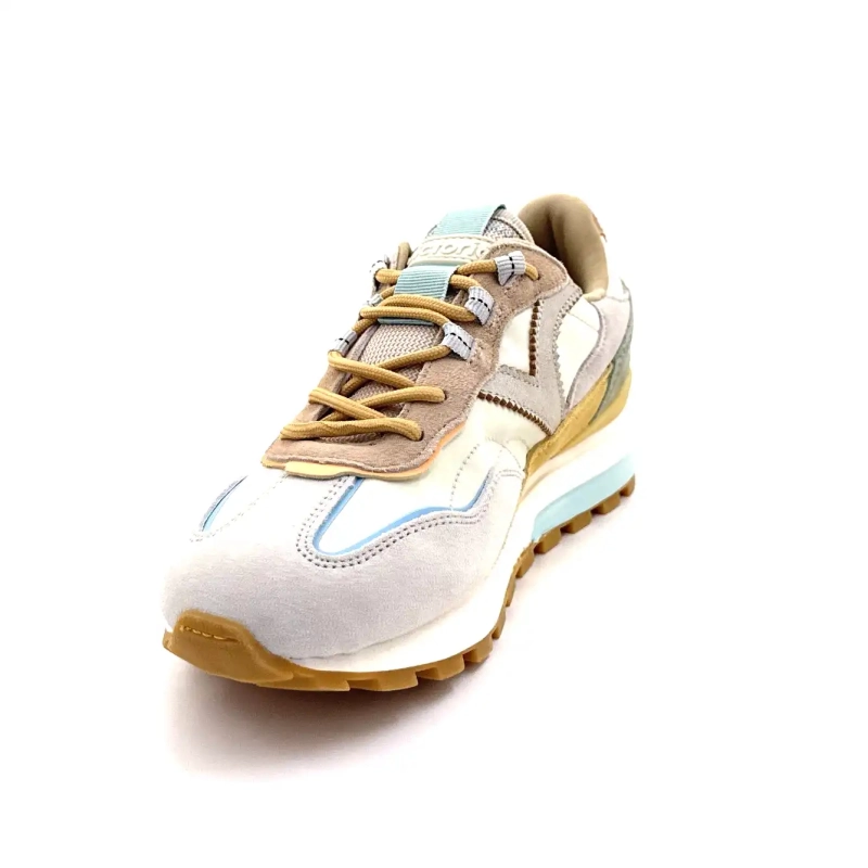 Victoria 1156116 Nylon & Daim Beige Ivoire Chaussures