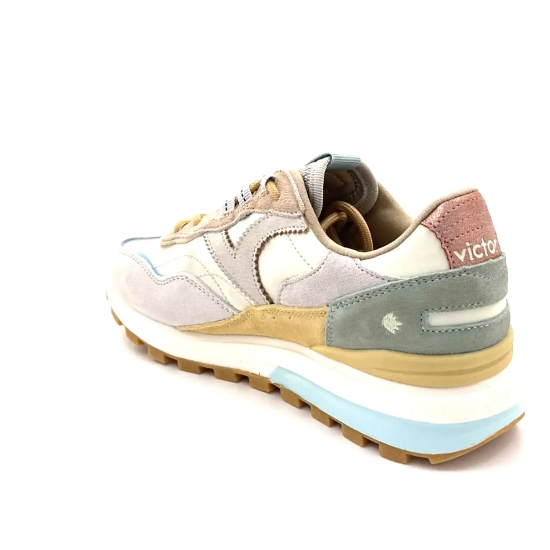 Victoria 1156116 Nylon & Ruskind Beige Ivoire Chaussures