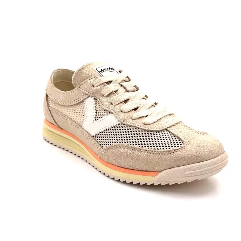 Victoria 1158107 Mesh & Mocka Platino Ivoire Chaussures
