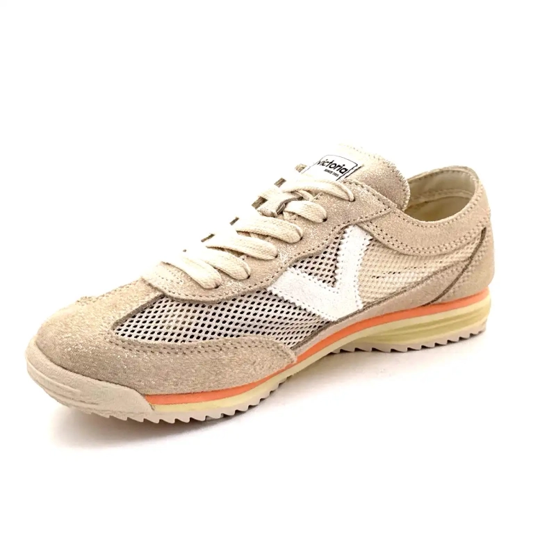 Victoria 1158107 Mesh & Ruskind Platino Ivoire Chaussures