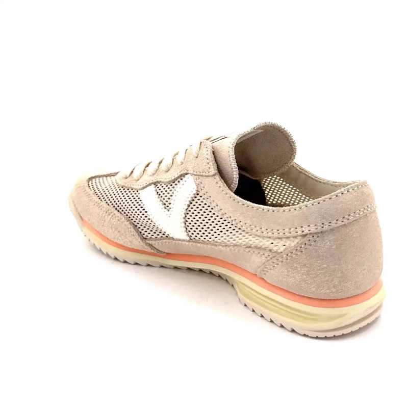 Victoria 1158107 Mesh & Wildleder Platino Ivoire Chaussures