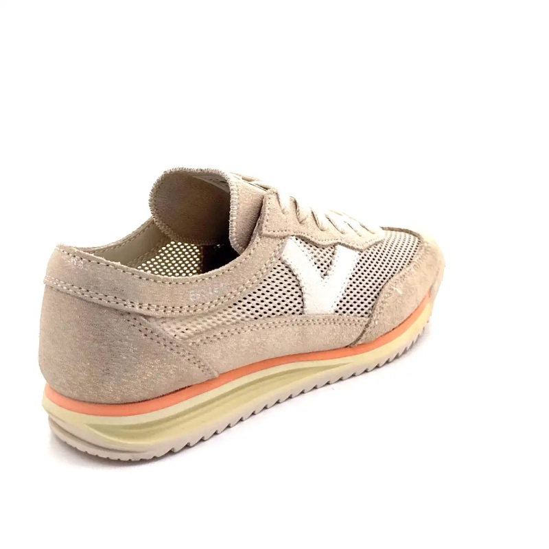 Victoria 1158107 Mesh & Wildleder Platino Ivoire Chaussures