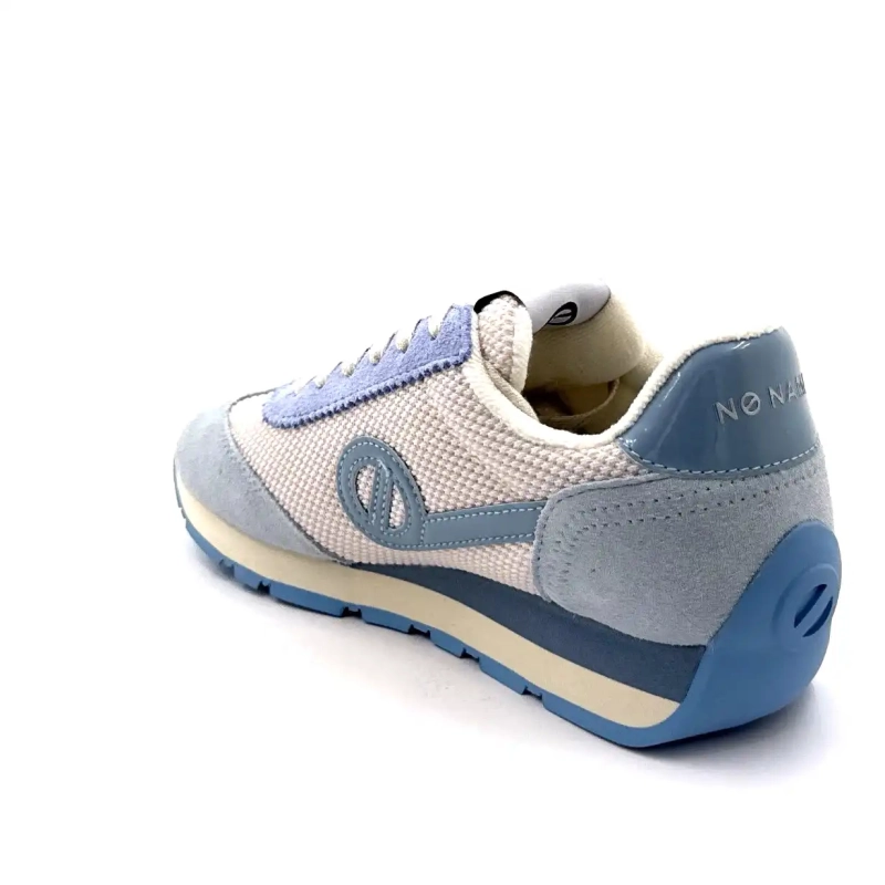 No Name City - Løpejogger W Skinn og Tekstil Himmelblå Ivoire Chaussures