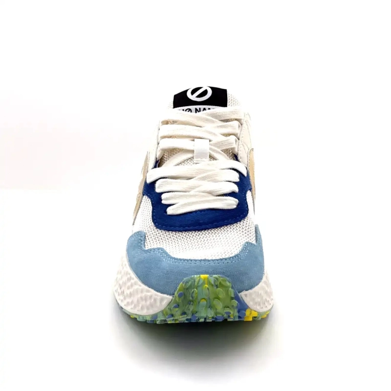 No Name Carter Jogger W Skinn og Tekstil Hvit, Blå og Grønn Ivoire Chaussures