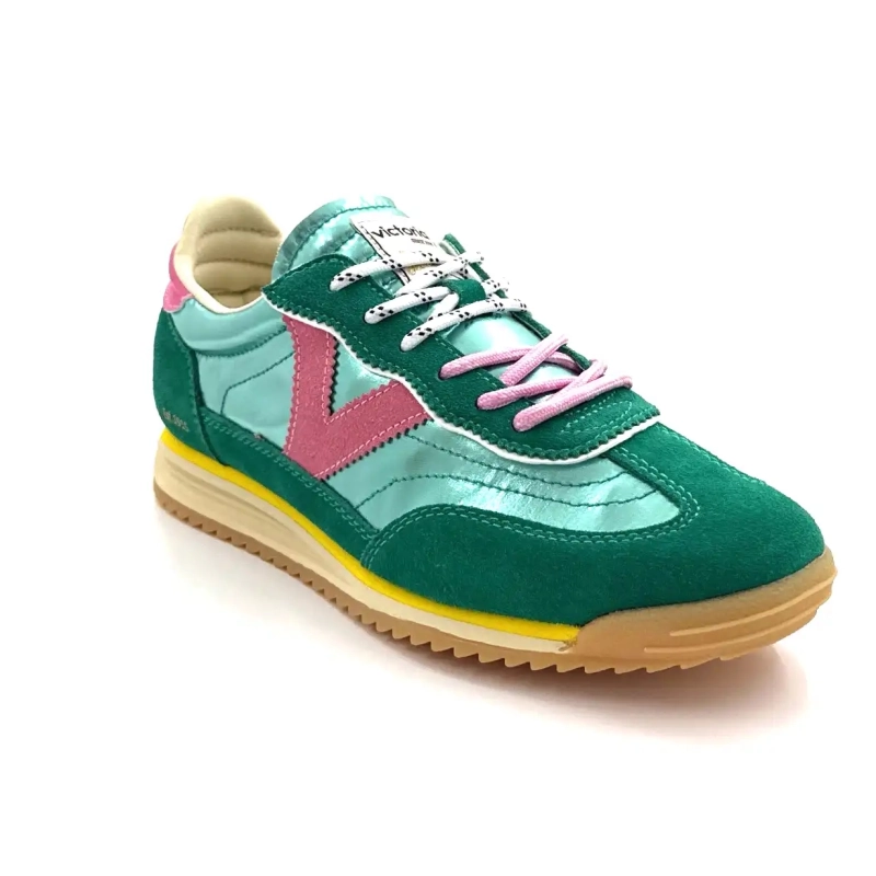 Victoria 1158111 Cuero Metal Verde Ivoire Chaussures