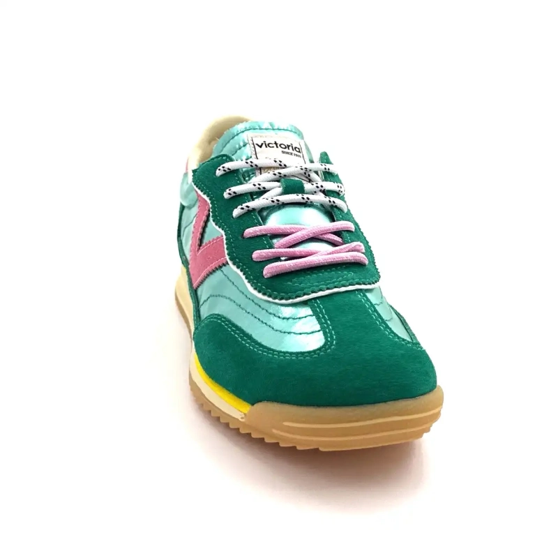 Victoria 1158111 Lær Metall Grønn Ivoire Chaussures