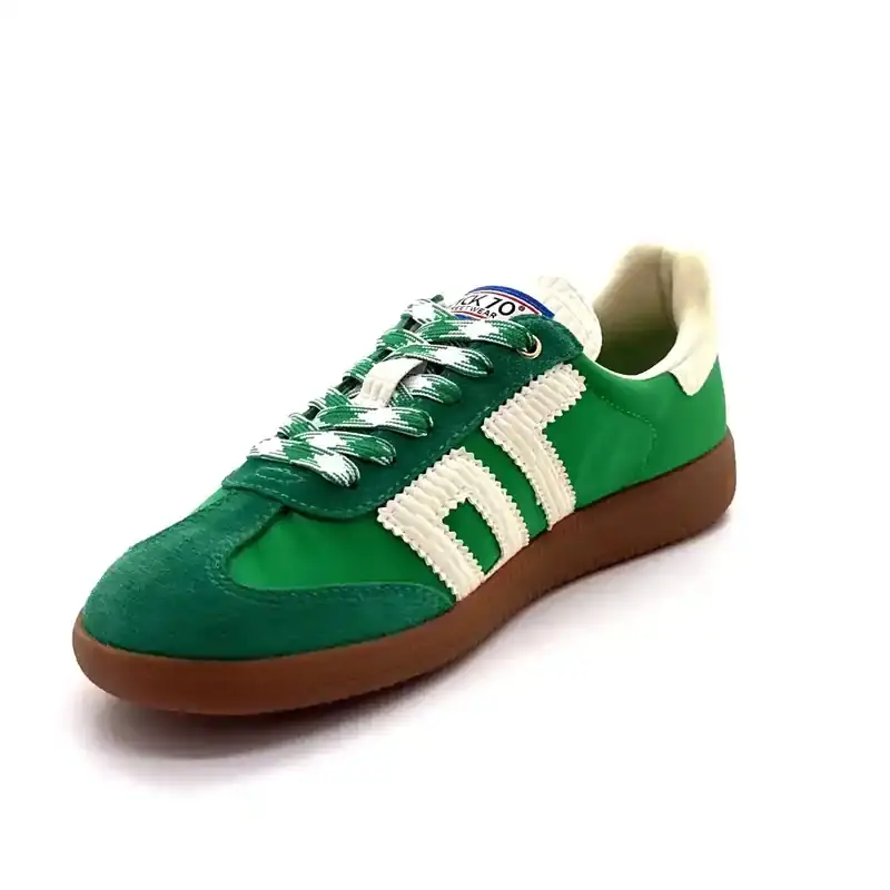 Back70 Ghost 12 Leer, Suède & Textiel Groen & Wit Ivoire Chaussures