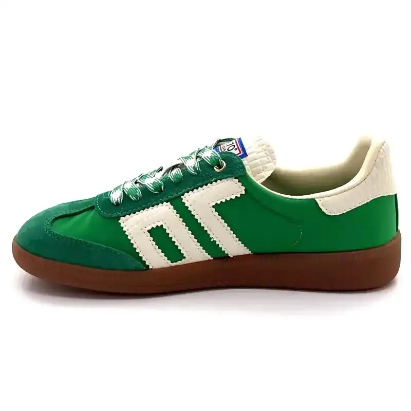 Back70 Ghost 12 Leather, Suede & Textile Green & White Ivoire Chaussures