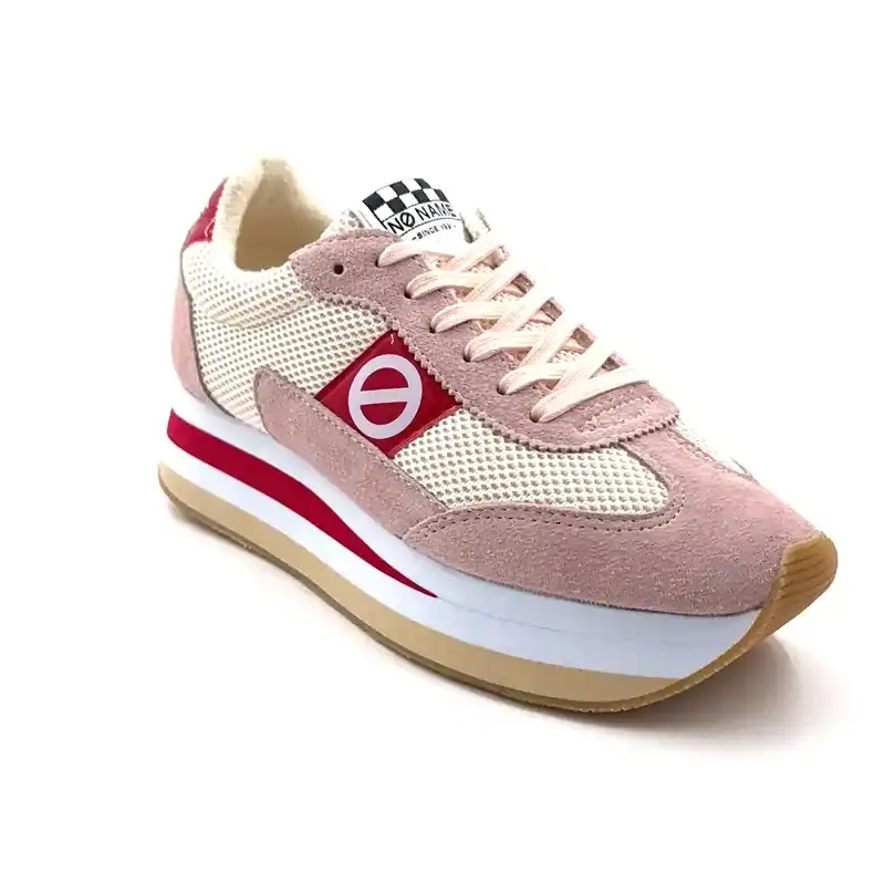 No Name Flex M Jogger Mocka & Textil Rosa Kräm & Körsbär Ivoire Chaussures