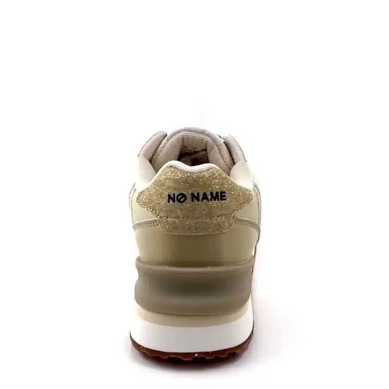 No Name Tova-Runner W Textiel Wit & Goud Ivoire Chaussures