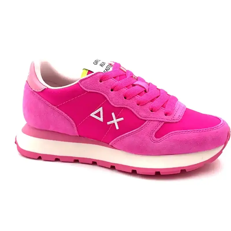 Sun 68 36201 Ruskind & Tekstil Fuchsia Ivoire Chaussures
