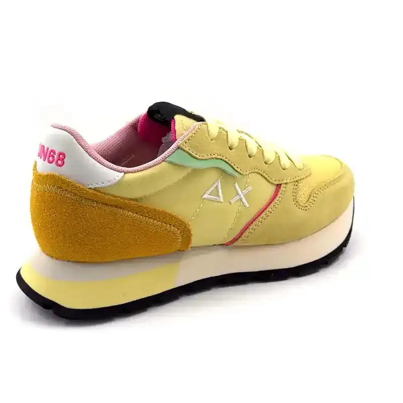 Sun 68 36204 Suède & Textiel Geel Ivoire Chaussures