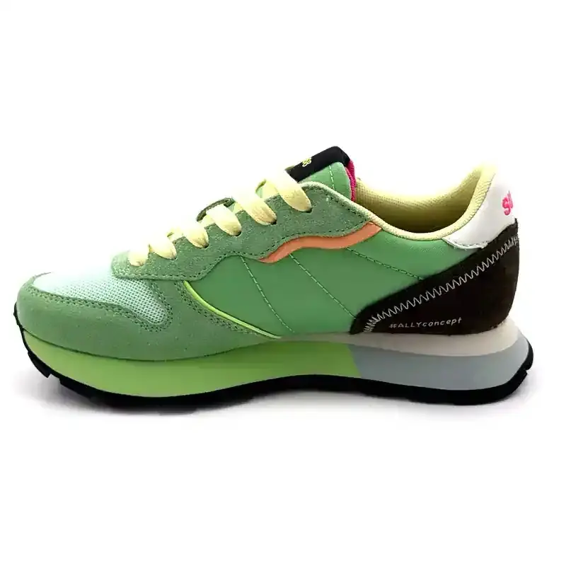 Sun 68 36204 Mocka & Textil Mintgrön Ivoire Chaussures