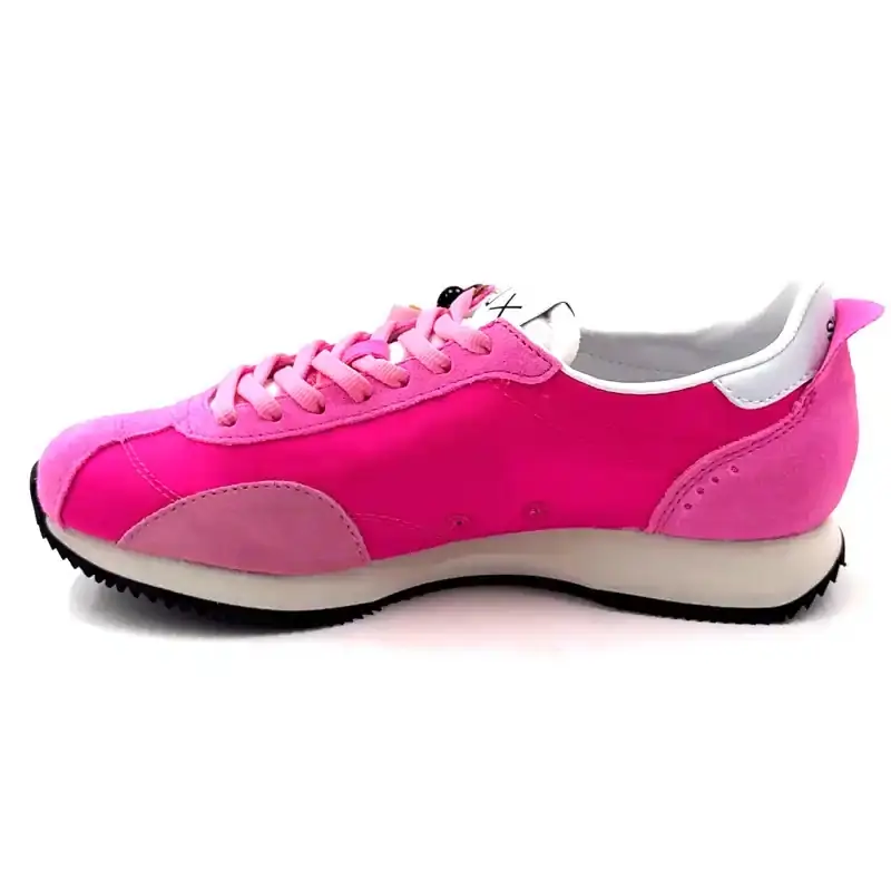 Sun68 36226 Piele întoarsă și material textil fucsia Ivoire Chaussures