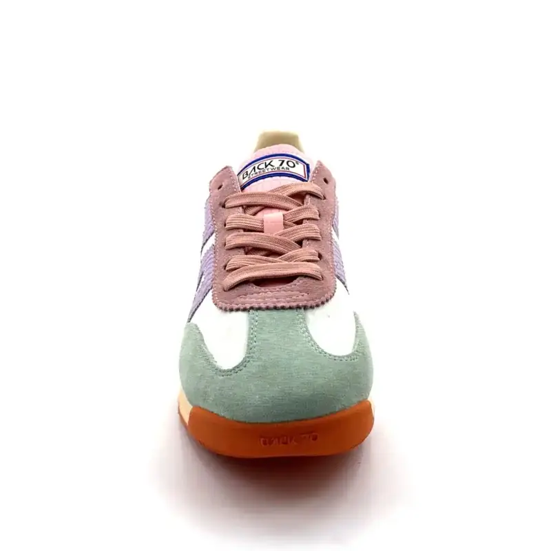 Back 70 Jogger 51 Cuir & Textile Multicolore Ivoire Chaussures