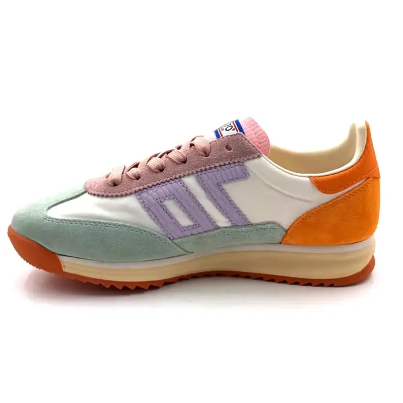 Spodnie dresowe Back 70 Jogger 51, skóra i materiał, wielokolorowe Ivoire Chaussures