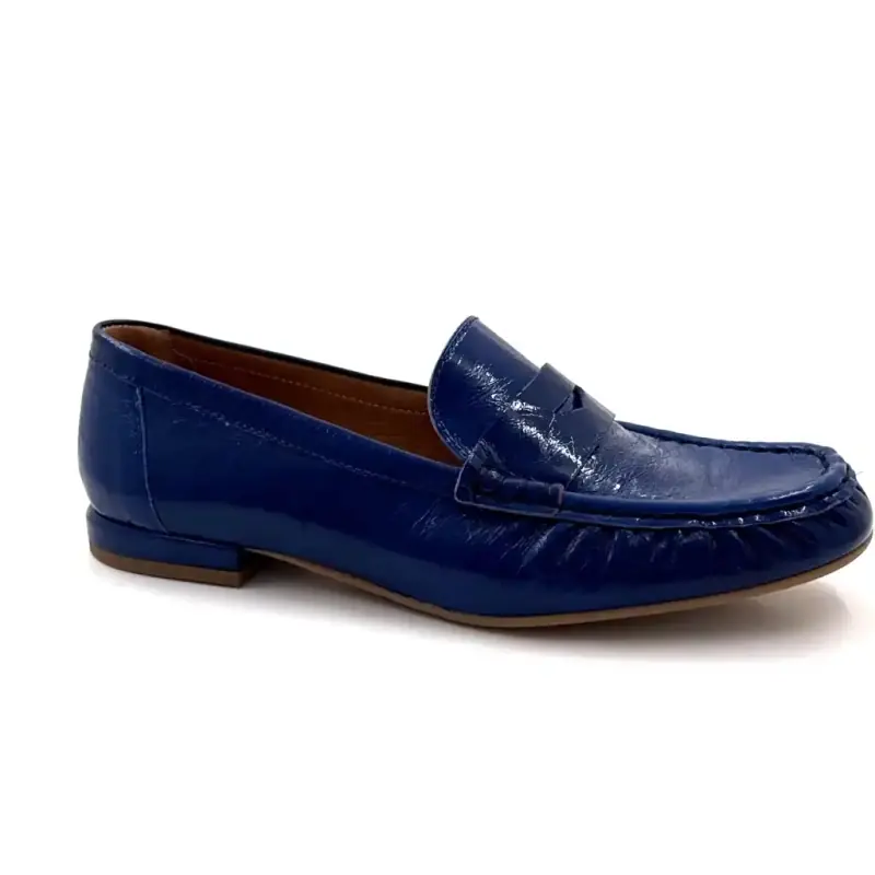 Ivoire Flora 4052 TF Lackläder Blå Ivoire Chaussures