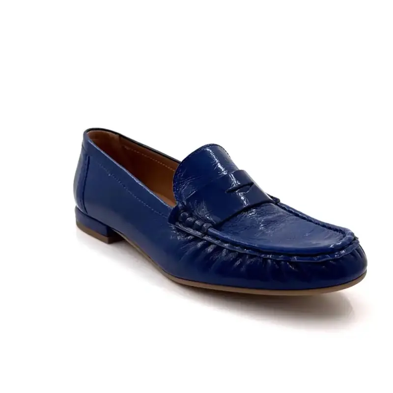 Ivoire Flora 4052 TF Lackläder Blå Ivoire Chaussures