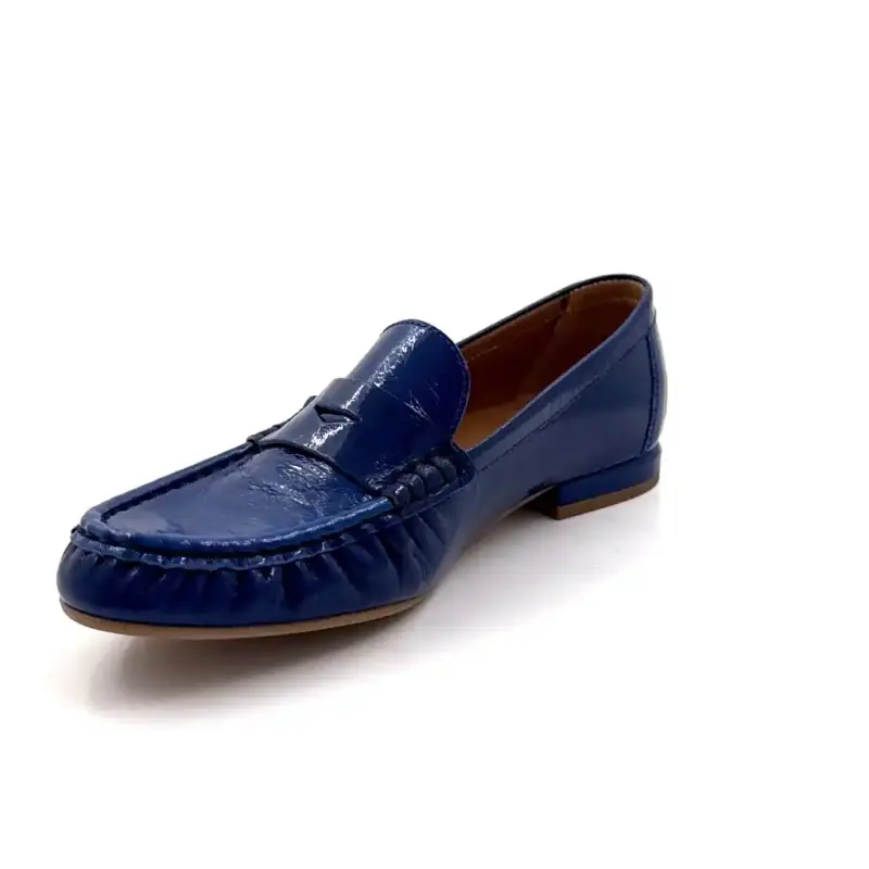 Ivoire Flora 4052 TF Lackläder Blå Ivoire Chaussures