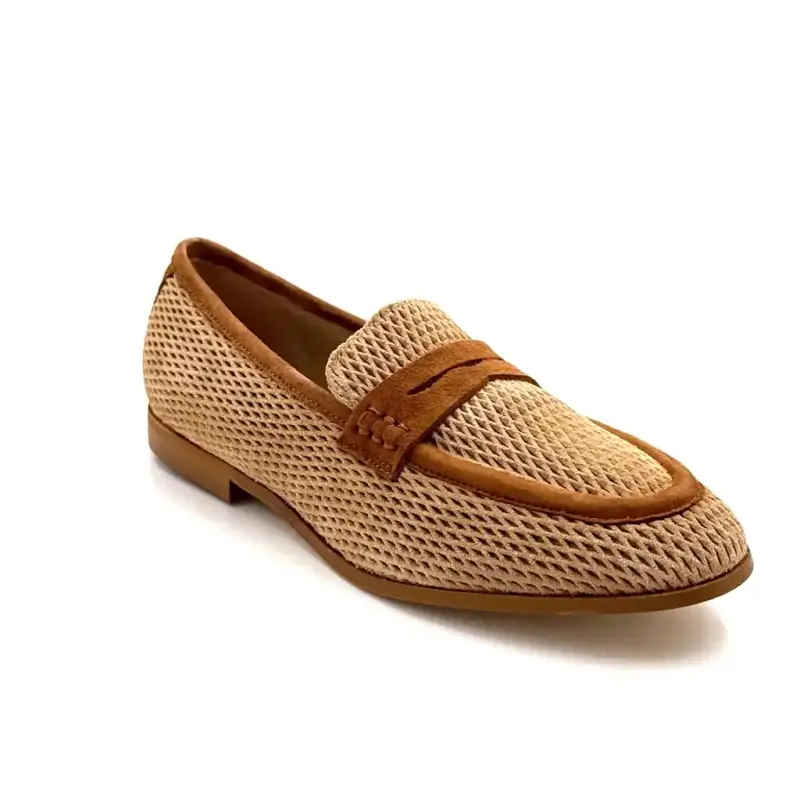 Reqins Florine Suede Bej & Camel Ivoire Chaussures