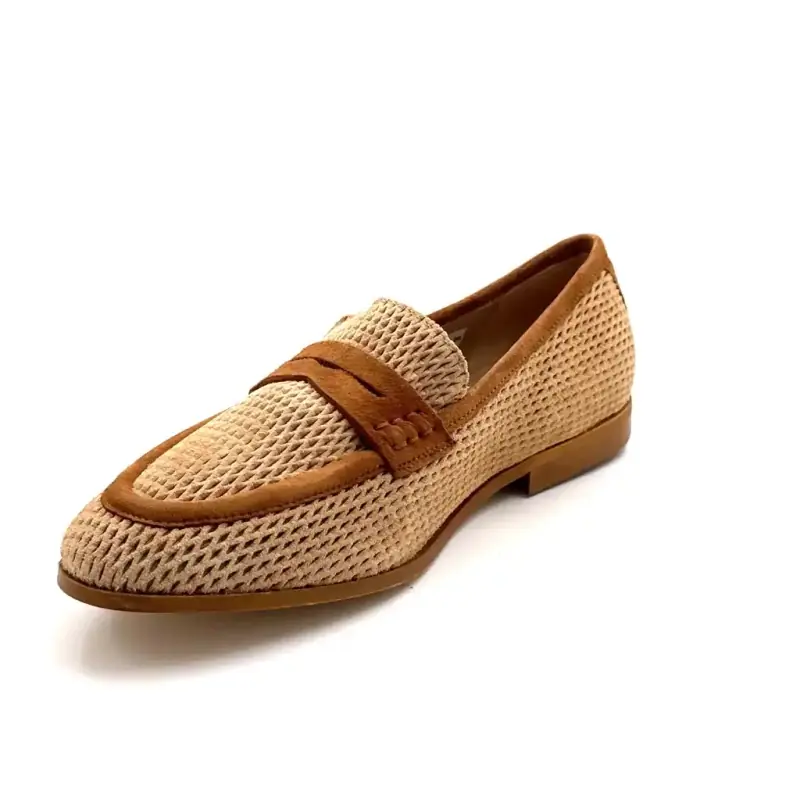 Reqins Florine Mocka Beige & Camel Ivoire Chaussures