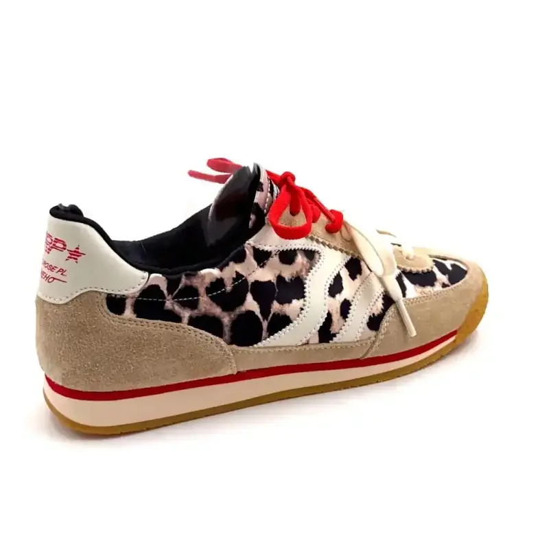 MRP Pure V6 Suede & Textil Leopard Ivoire Chaussures