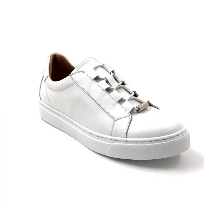 Xsa 0414 Wit leer Ivoire Chaussures