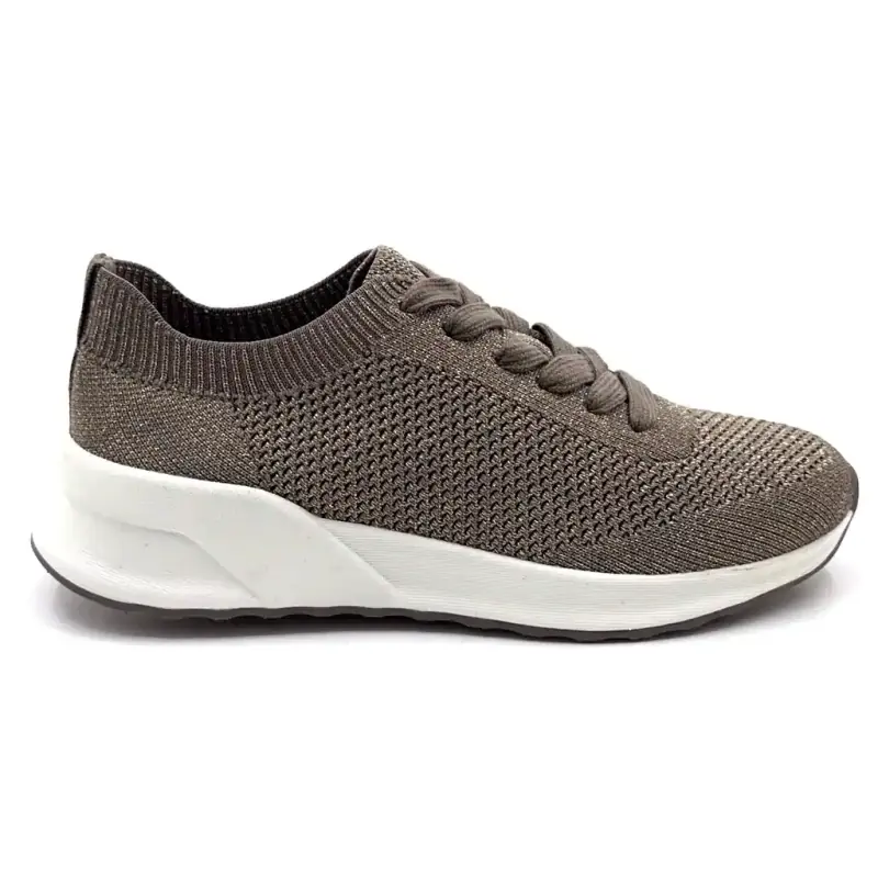 Ivoire 2501 311 4526 Połyskująca tkanina w kolorze taupe Ivoire Chaussures