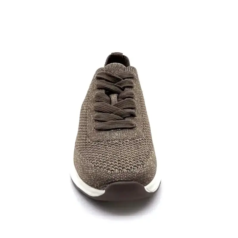 Ivoire 2501 311 4526 Połyskująca tkanina w kolorze taupe Ivoire Chaussures