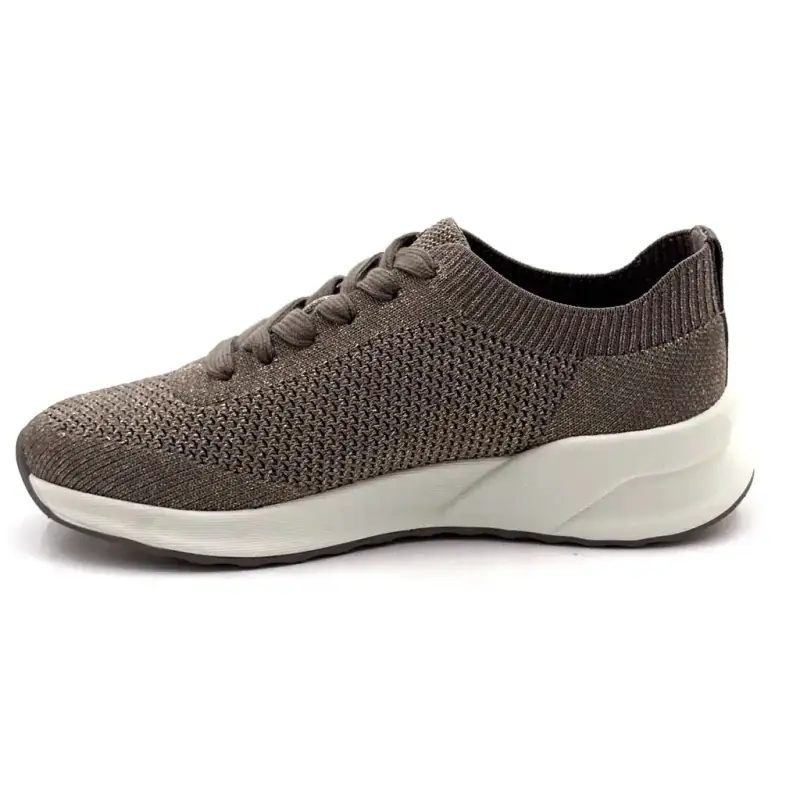 Ivoire 2501 311 4526 Tecido Taupe Brilhante Ivoire Chaussures