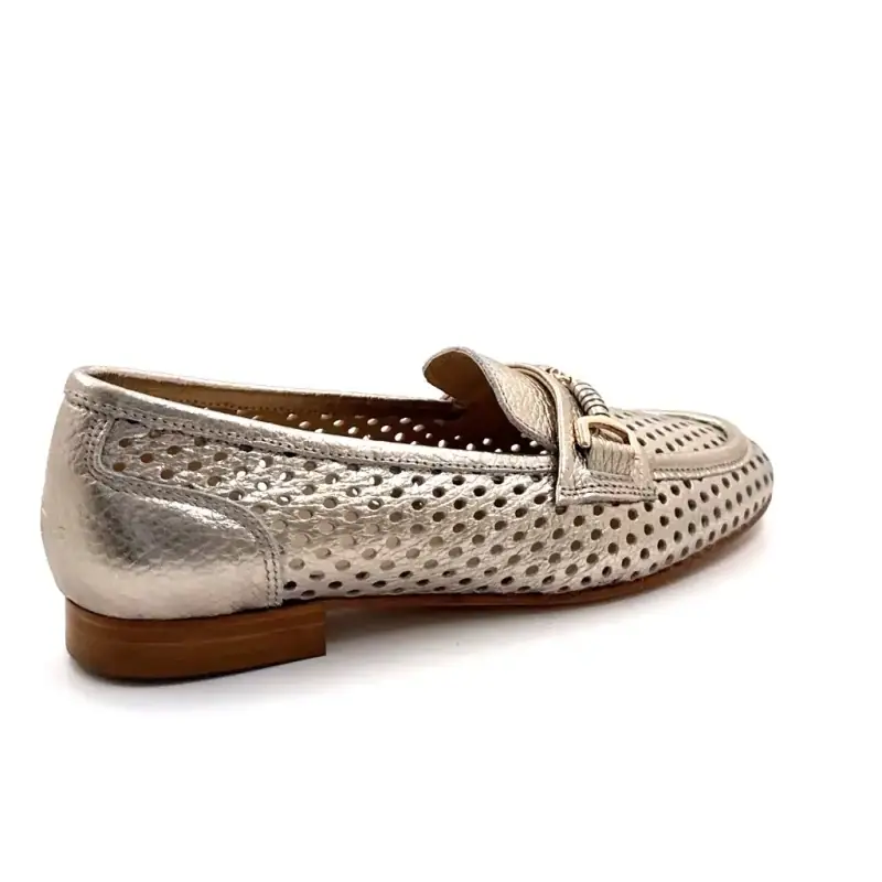 Ivoire L084M Goudkleurig geperforeerd leer Ivoire Chaussures