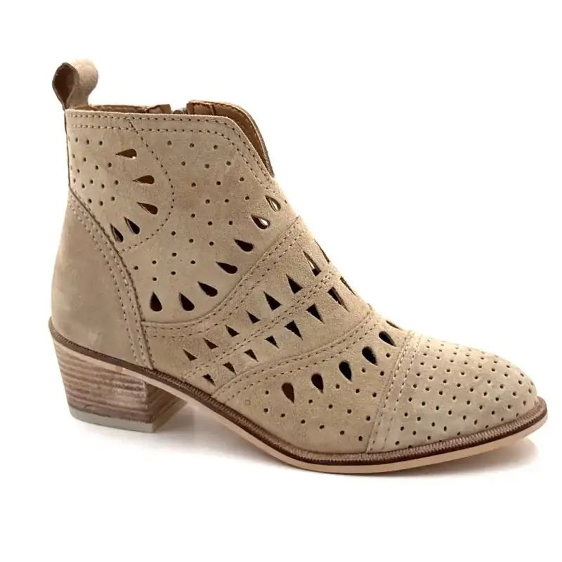 Alpe 5433 11 Nelly Daim Beige Ivoire Chaussures