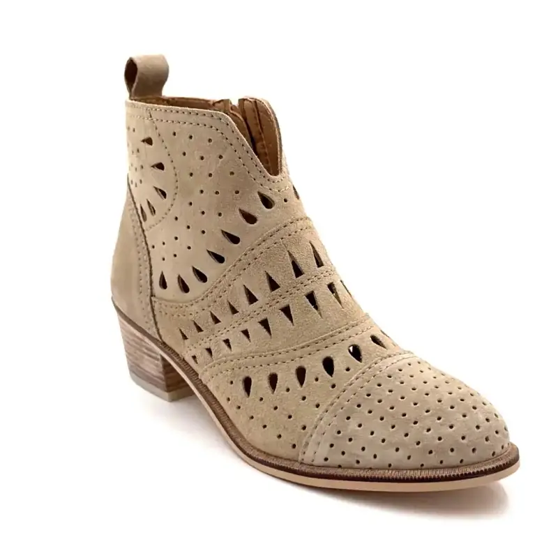 Alpe 5433 11 Nelly Daim Beige Ivoire Chaussures