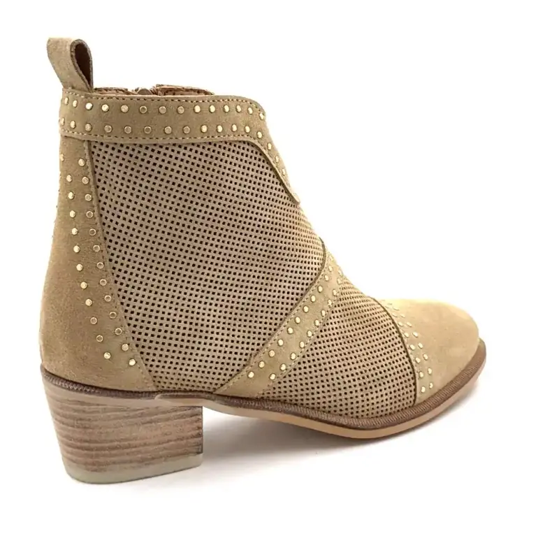 Alpe 5431 11 Nelly Semsket skinn Beige Ivoire Chaussures