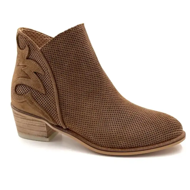 Alpe 5434 11 Nelly Daim Marron Ivoire Chaussures