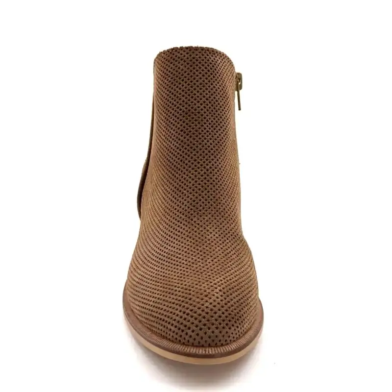 Alpe 5434 11 Nelly Camurça Marrom Ivoire Chaussures