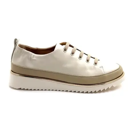 Xsa 8010 em couro creme e bege Ivoire Chaussures