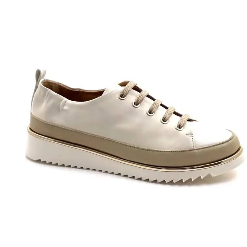 Xsa 8010 krémszínű és bézs bőr Ivoire Chaussures