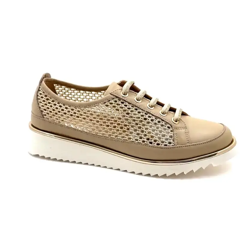 Skóra Xsa 9702 Armonia w kolorze beżowym Ivoire Chaussures