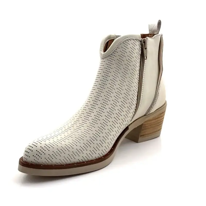 MKD Arige Cream Leather Ivoire Chaussures